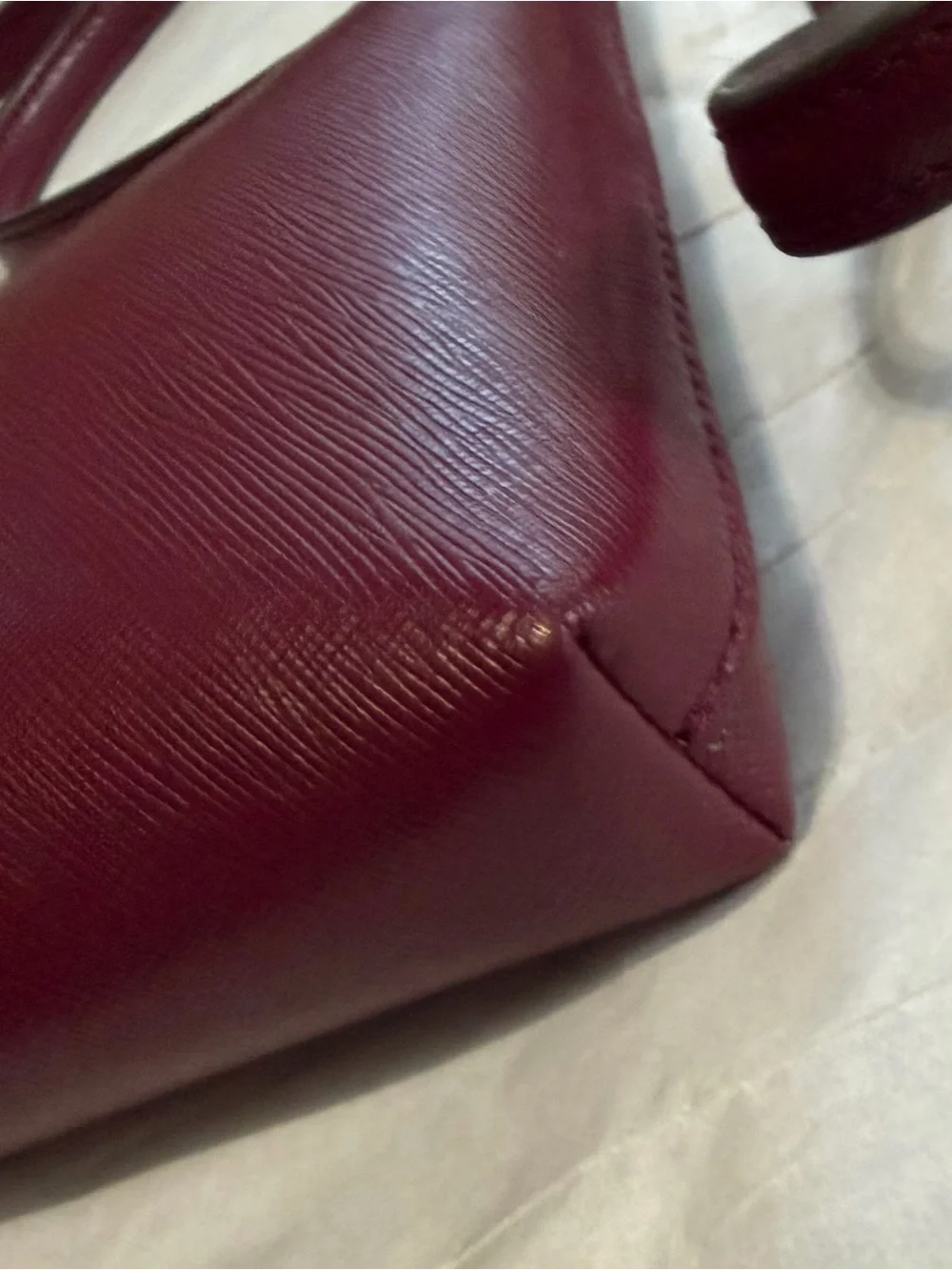kate spade Burgundy Leather Crossbody Bag